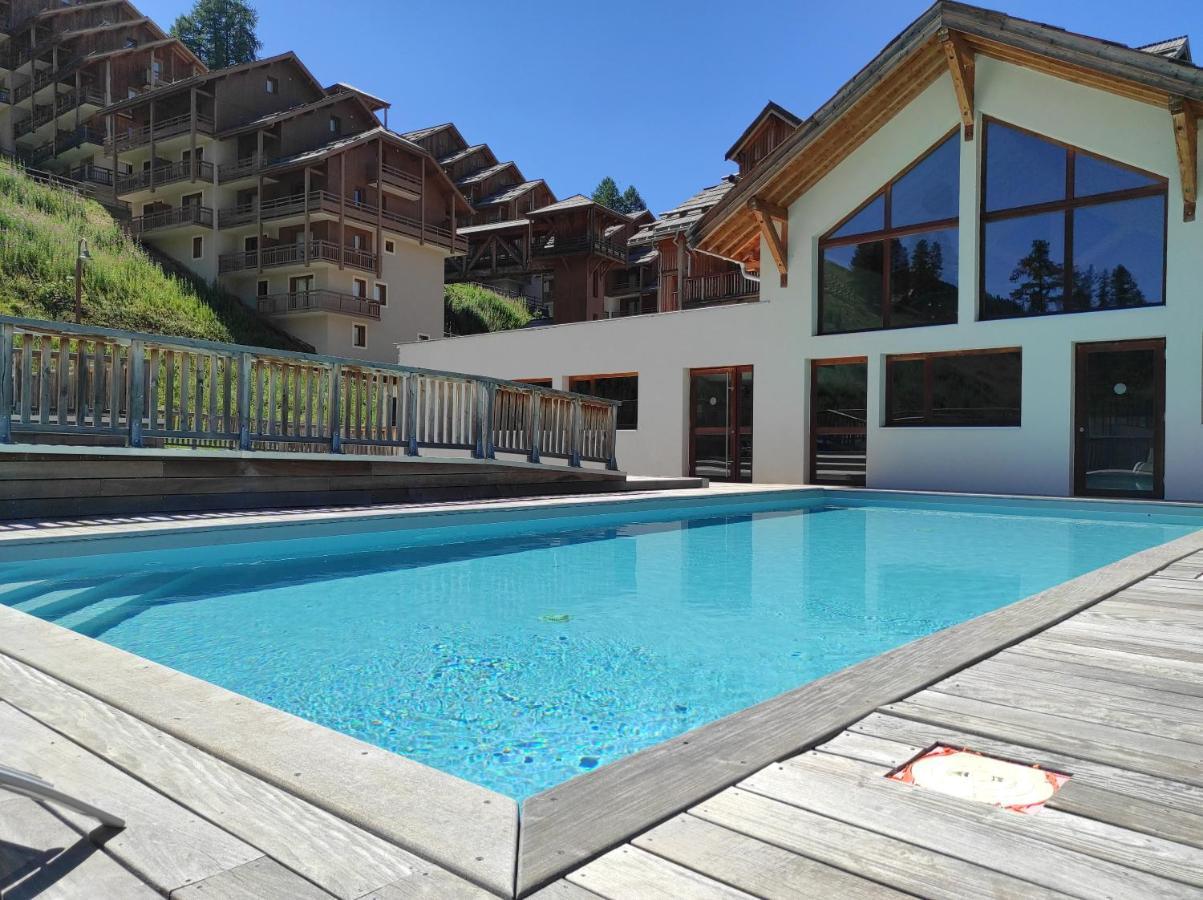 Apt 2 Chambres En Duplex Chalet Des Rennes Vars 2000M Piscine Interieure Et Exterieure Екстер'єр фото